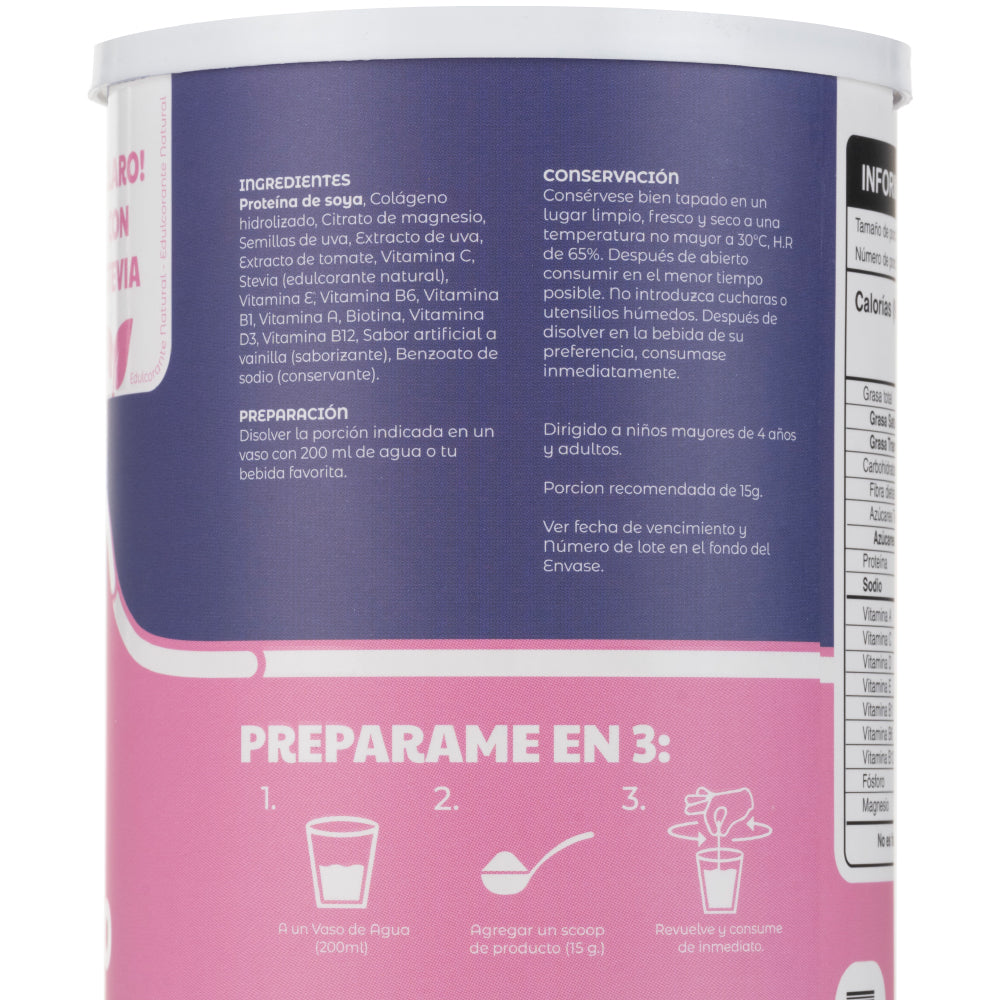 Colágeno Hidrolizado Vainilla 500 g – Mumu | Plazet