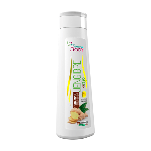 SHAMPOO CON EXTRACTO DE JENGIBRE & AJO - Natural Light