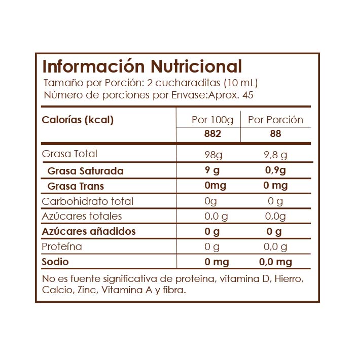 ACEITE DE COCO EXTRAVIRGEN 450 ML