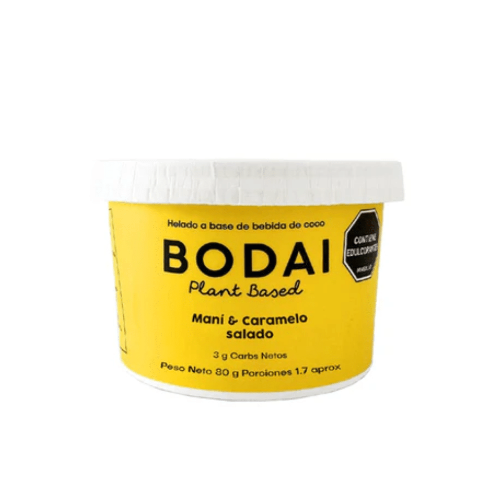 Helado de Maní y Caramelo Salado 80 g – Bodai | Plazet