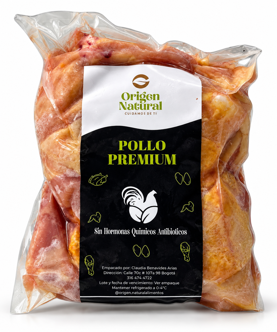 Contramuslo de Pollo 1000 g – Origen Natural