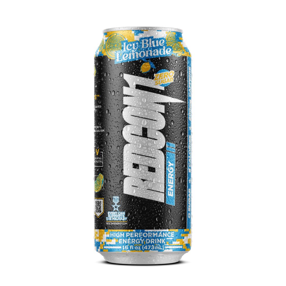 Energy Drink Ice Blue Lemonade 473 ml – Redcon1 | Plazet