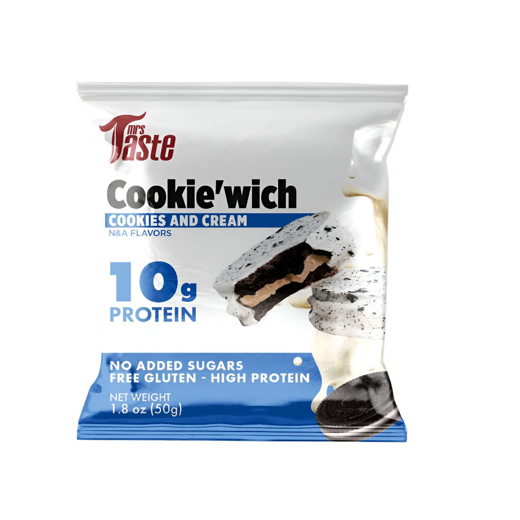 MRS TASTE COOKIE WICH - COOKIES Y CREAM X 50 GR