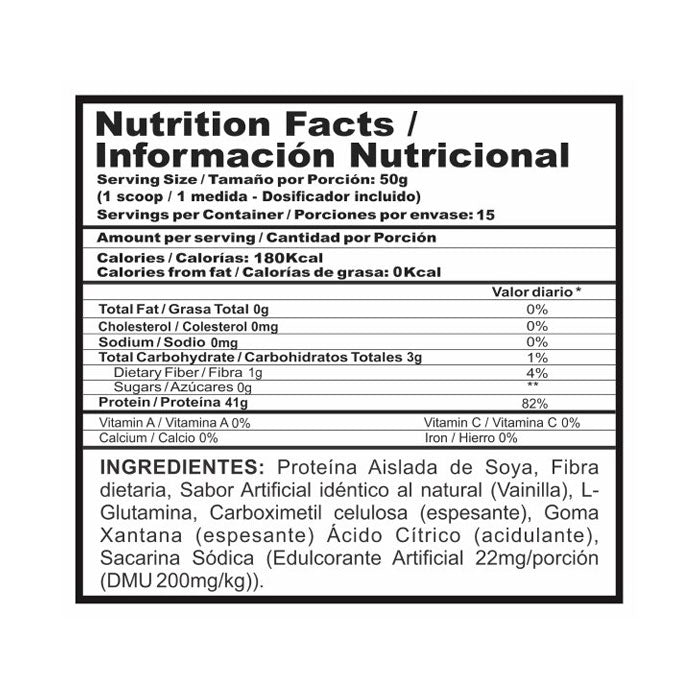 Mega Soy 90 Vainilla 1,65 lb – Nutramerican | Plazet
