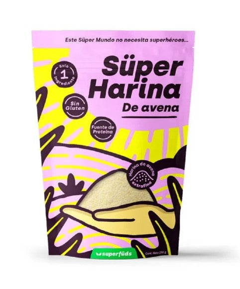 Harina de Avena sin Gluten 250 g – Supermundo y Punto