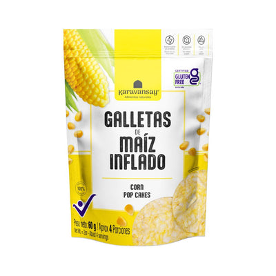 GALLETAS DE MAÍZ INFLADO SABOR NATURAL