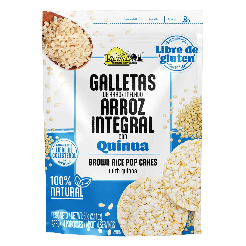 Galletas de Arroz Quinua 150 g – Karavansay | Plazet