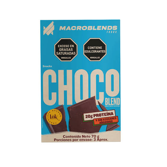 Choco Blend Proteico 70 g – Macroblends | Plazet