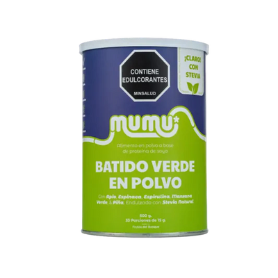 Batido Verde en Polvo 500 g – Mumu | Plazet