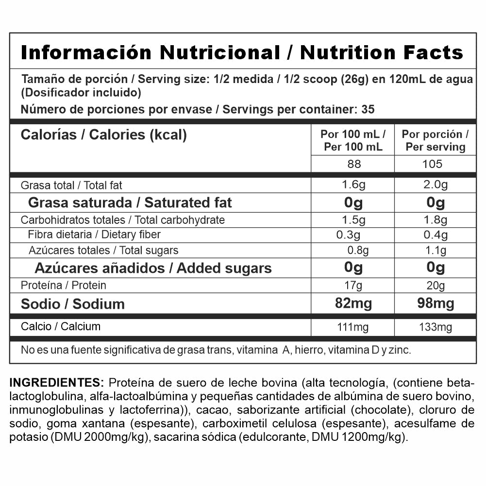 Bipro Chocolate 2 lb – Nutramerican | Plazet