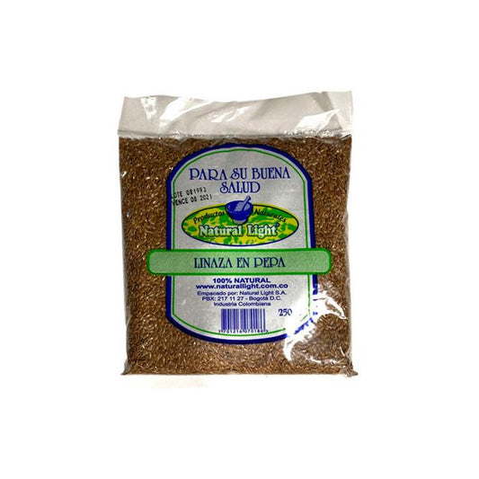 Linaza en Pepa 250 g – Natural Light | Plazet
