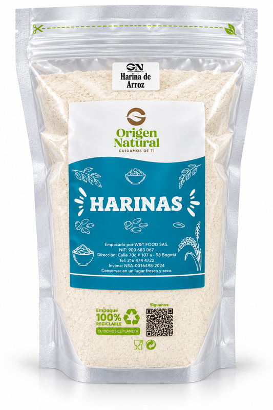 Harina de Arroz 500 g – Origen Natural