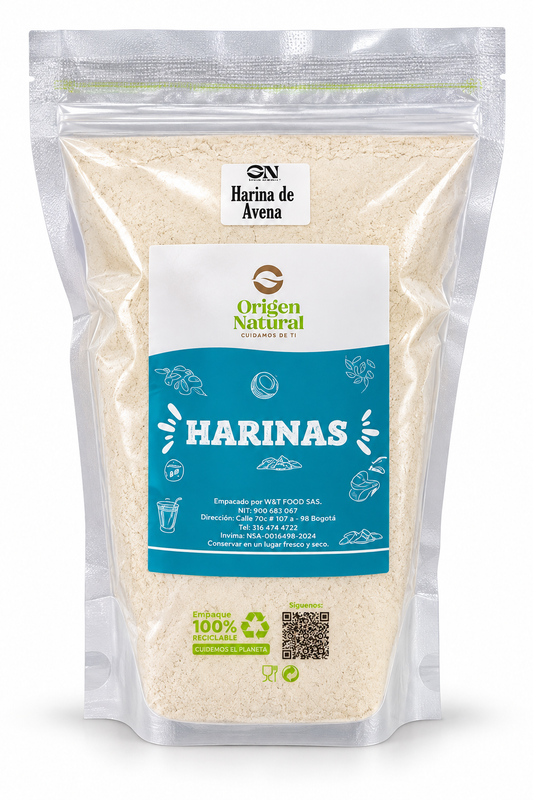 Harina de Avena 500 g – Origen Natural