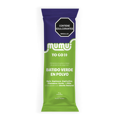 To-Go Batido Verde Sobre 15 g – Mumu | Plazet