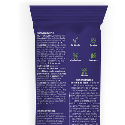 To-Go Batido Verde Sobre 15 g – Mumu | Plazet