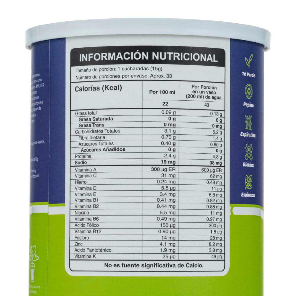 BATIDO VERDE EN POLVO X 500 GR - MUMU