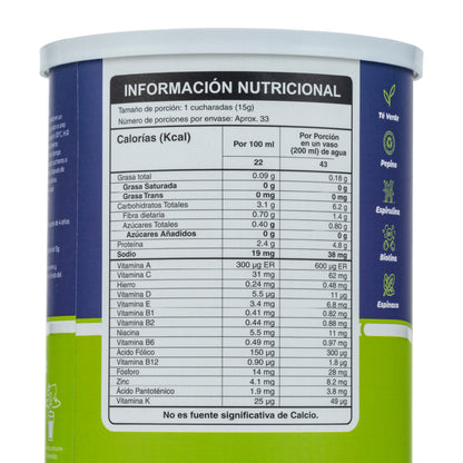 BATIDO VERDE EN POLVO X 500 GR - MUMU