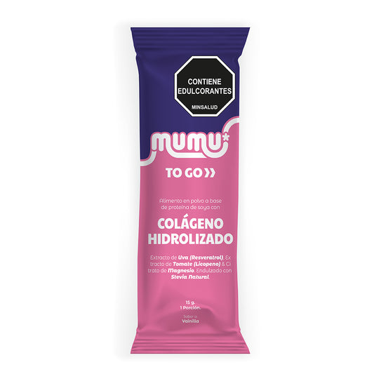 TO - GO COLAGENO HIDROLIZADO VAINILLA SOBRE X 15 GR - MUMU