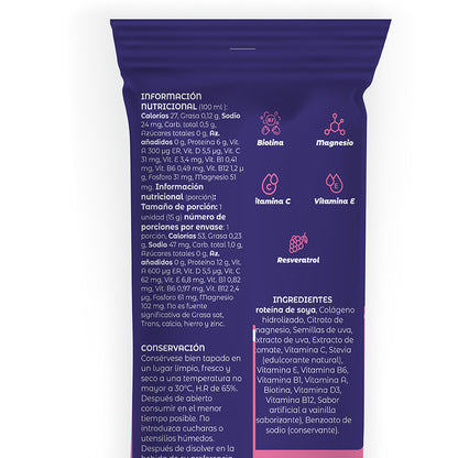 To-Go Colágeno Hidrolizado Vainilla Sobre 15 g – Mumu | Plazet