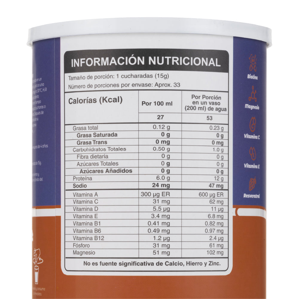 Colágeno Hidrolizado Caramelo 500 g – Mumu | Plazet