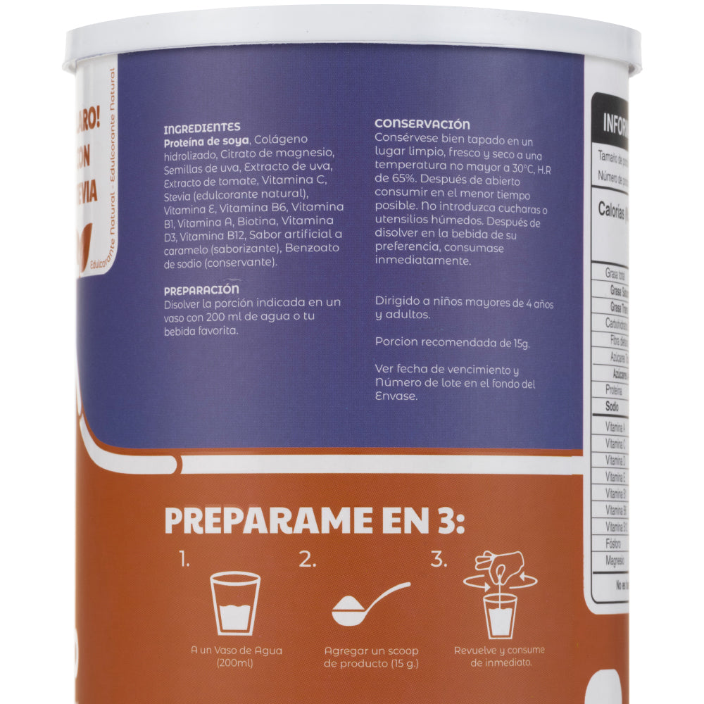 Colágeno Hidrolizado Caramelo 500 g – Mumu | Plazet