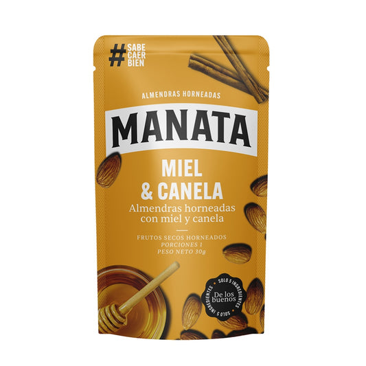 Almendras Horneadas Miel y Canela – Manata | Plazet
