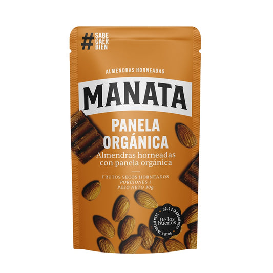Almendras Horneadas Panela Orgánica – Manata | Plazet