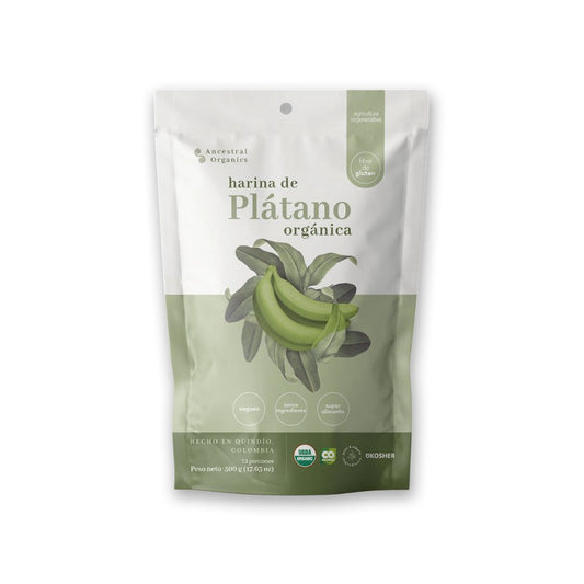 HARINA DE PLATANO ORGANICO 500 GR