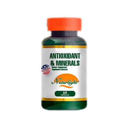 Antioxidant Plus Minerals 60 Cápsulas – Natural Light | Plazet