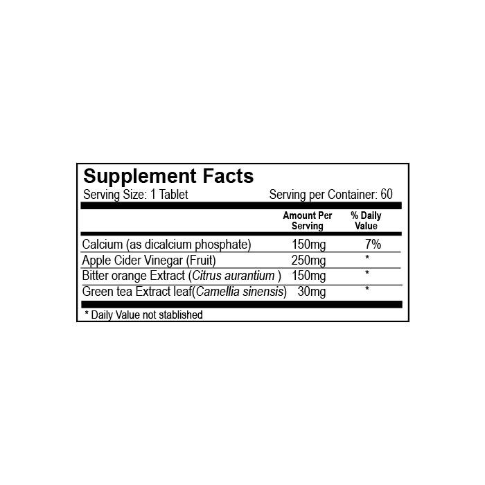 Apple Cider Vinegar 60 Tabletas – Natural Light | Plazet