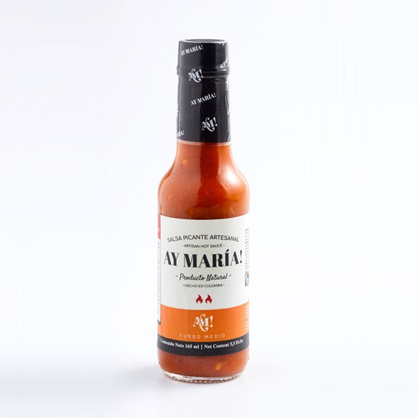 Salsa Picante Fuego Medio 165 ml – Ay María | Plazet
