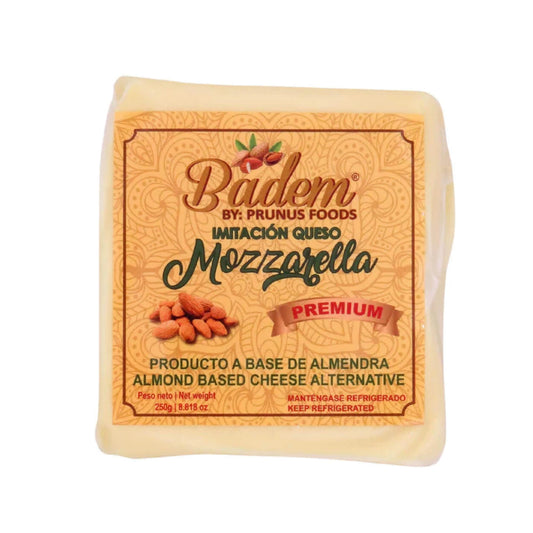 QUESO DE ALMENDRA - MOZZARELLA TAJADO X 250 GR - BADEM