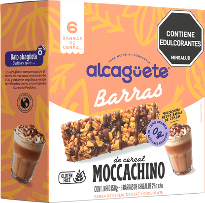 BARRAS MOCCACHINO X 6 UND 150 GR - ALCAGUETE