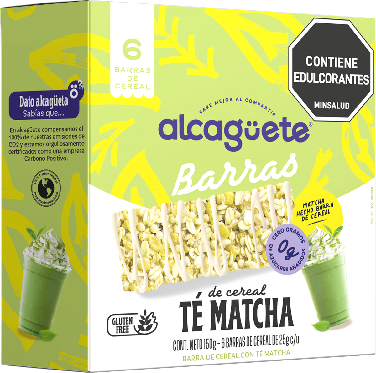 Barras Té Matcha x 6 und 150 g – Alcagüete