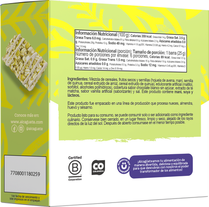 Barras Té Matcha x 6 und 150 g – Alcagüete