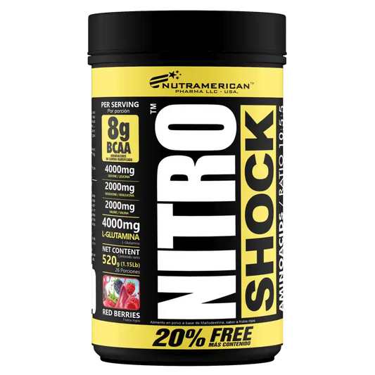 Nitro Shock Red Berries 520 g – Nutramerican