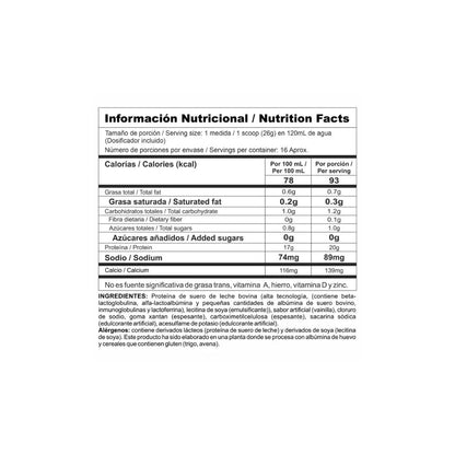 BIPRO VAINILLA X 1 LB - NUTRAMERICAN