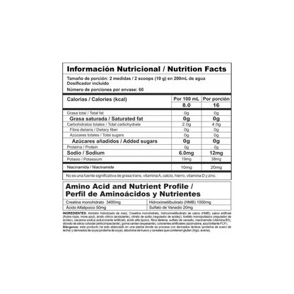 Crea Stack Frutos Rojos 600 g – Nutramerican | Plazet