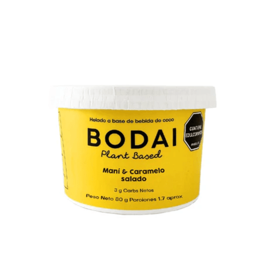 Helado de Maní y Caramelo Salado 80 g – Bodai | Plazet