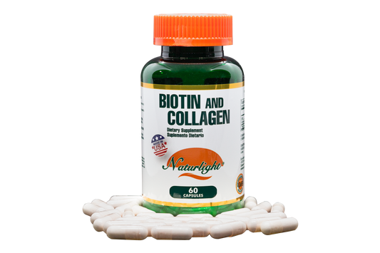 Biotina con colágeno 60 cápsulas - Plazet