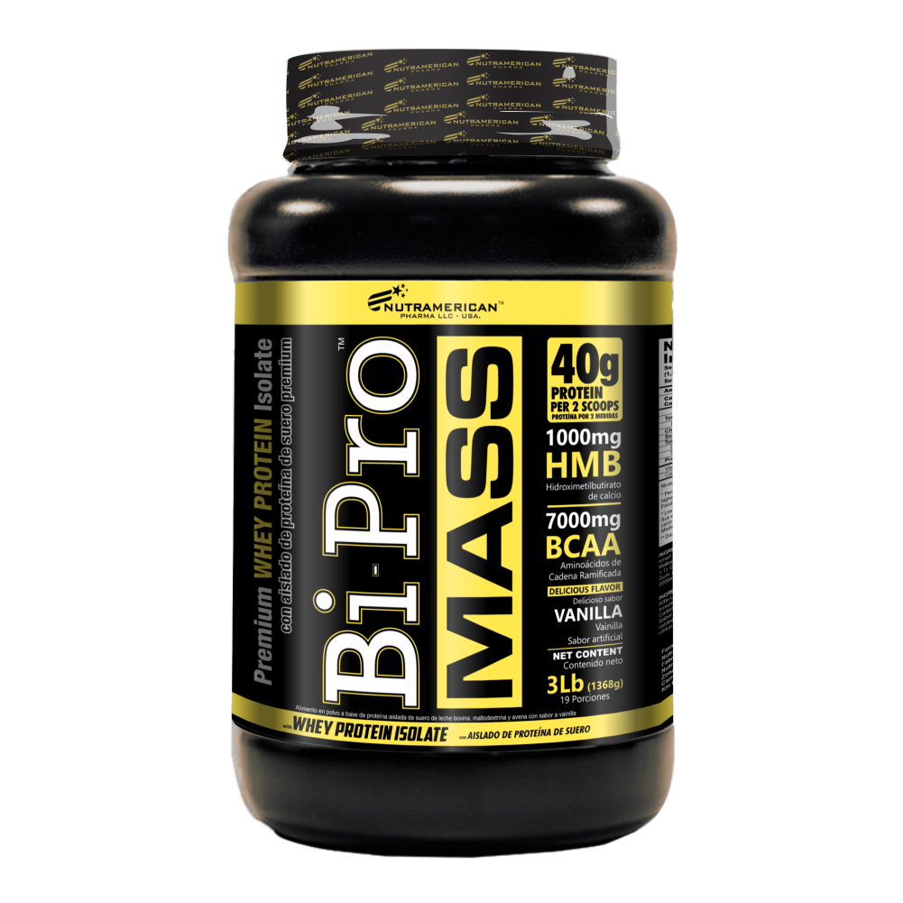 Bipro Mass Vainilla 3 lb – Nutramerican | Plazet