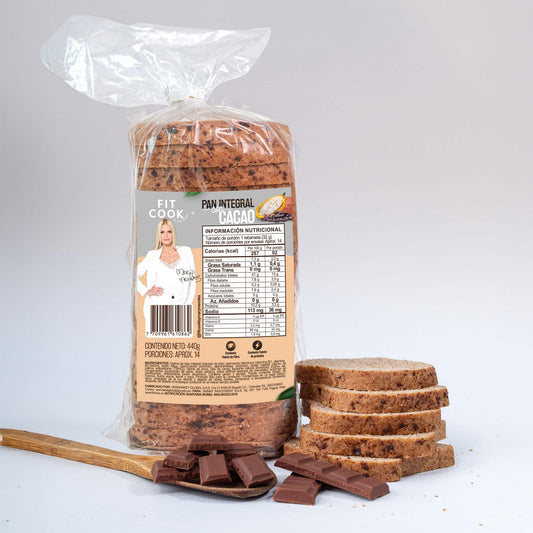 Pan tajado con cacao Fit Cook
