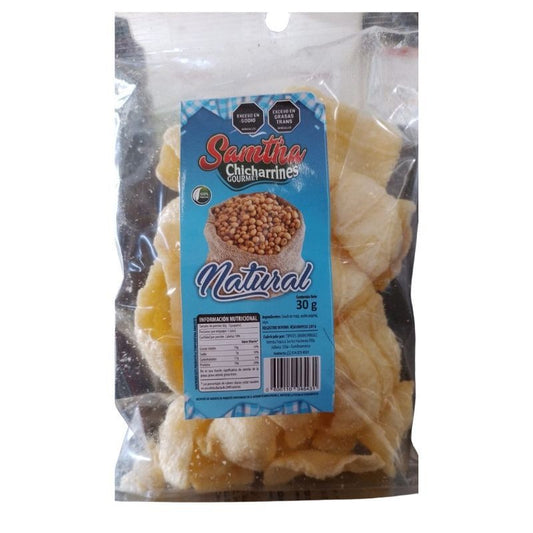 Chicharrines Naturales 30 g – Samtha | Plazet
