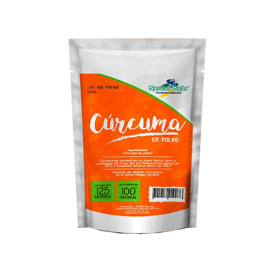 Cúrcuma en Polvo 125 g – Natural Light | Plazet
