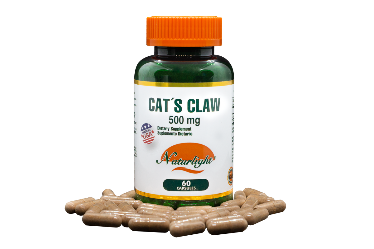 Cat's Claw 500 mg 60 Cápsulas – Natural Light | Plazet