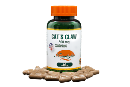 Cat's Claw 500 mg 60 Cápsulas – Natural Light | Plazet