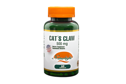 Cat's Claw 500 mg 60 Cápsulas – Natural Light | Plazet