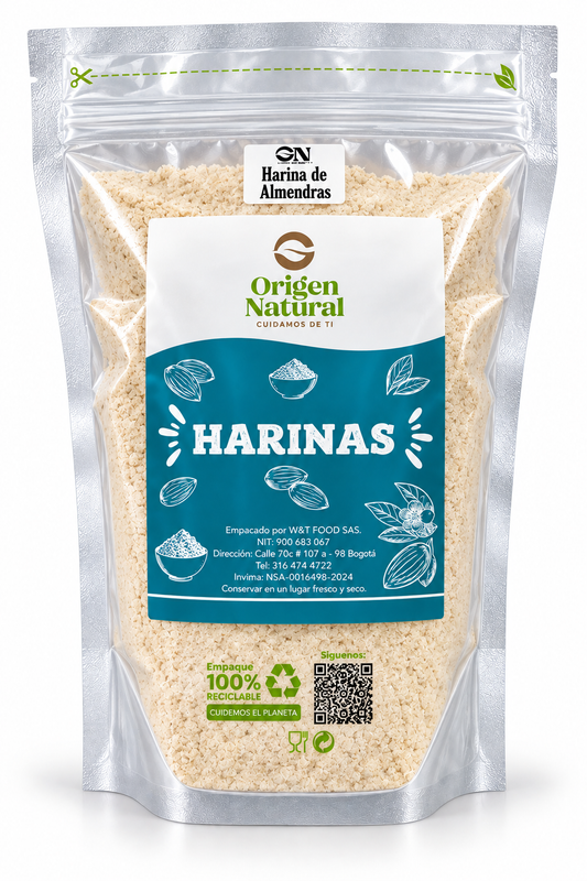 Harina de Almendras Sin Cutícula 250 g – Origen Natural