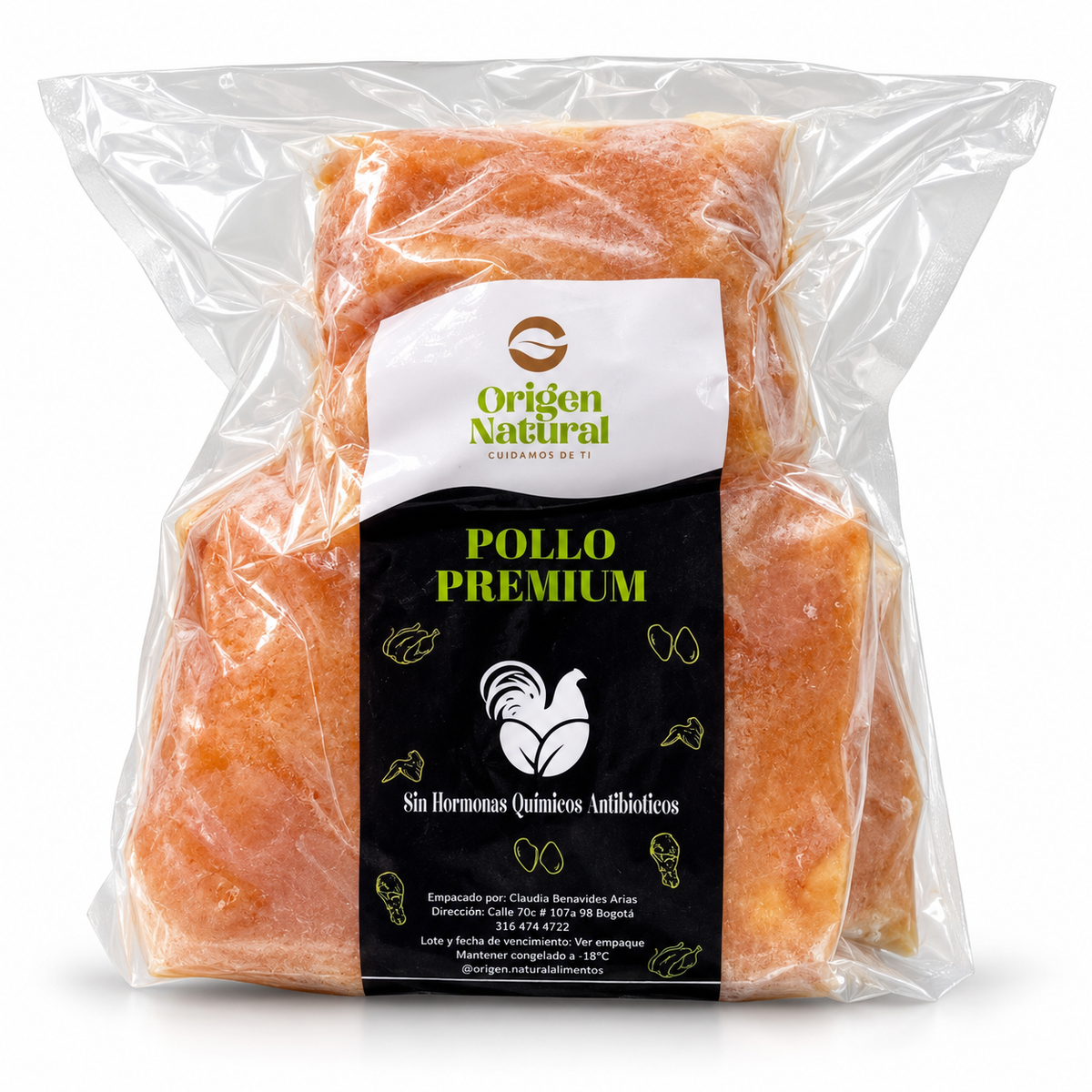 Filete de Pollo Porcionado 1000 g – Origen Natural