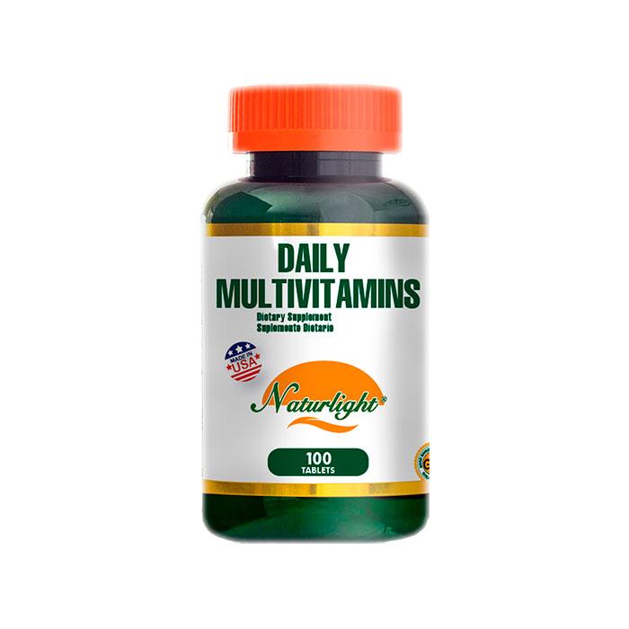 Daily Multivitamins 100 Tabletas – Natural Light | Plazet